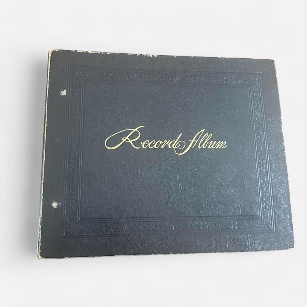 Vintage 78 RMP Record Storage Album